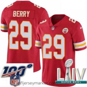 Premium 2020 Super Bowl LIV Nike Kansas City Chiefs #29 Eric Berry Red Team Color Vapor Untouchable Limited Player NFL Jersey