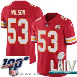 Magnificent 2020 Super Bowl LIV Nike Kansas City Chiefs #53 Ramik Wilson Red Team Color Vapor Untouchable Limited Player NFL Jersey