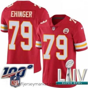 Luxurious 2020 Super Bowl LIV Nike Kansas City Chiefs #79 Parker Ehinger Red Team Color Vapor Untouchable Limited Player NFL Jersey