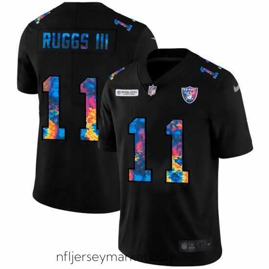 Stunning Las Vegas Raiders 11 Henry Ruggs III Nike Multi Color Black 2020 NFL Crucial Catch Vapor Untouchable Limited Jersey