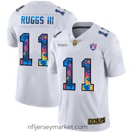 Luxurious Las Vegas Raiders 11 Henry Ruggs III White Nike Multi Color 2020 NFL Crucial Catch Limited NFL Jersey