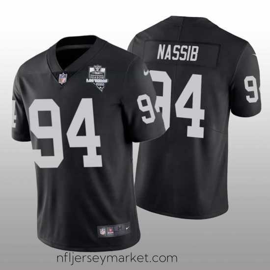 Magnificent Las Vegas Raiders 4 Carl Nassib Vapor Limited Jersey Black Inaugural Jersey