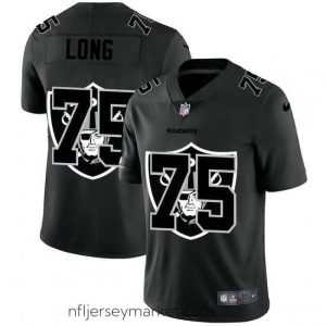Top notch Las Vegas Raiders 75 Howie Long Nike Team Logo Dual Overlap Limited NFL Jersey Black
