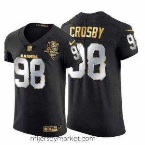 Irresistible Las Vegas Raiders 98 Maxx Crosby Nike Black Edition Vapor Untouchable Elite NFL Jersey