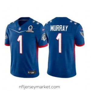 Gorgeous 2022 NFL Pro Bowl Arizona Cardinals 1 Kyler Murray NFC Blue Jersey