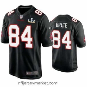 Superb Cameron Brate Buccaneers Black Super Bowl Lv Game Fashion Jersey