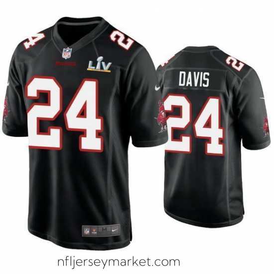 Magnificent Carlton Davis Buccaneers Black Super Bowl Lv Game Fashion Jersey
