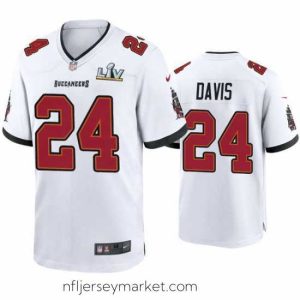 Irresistible Carlton Davis Buccaneers White Super Bowl Lv Game Jersey