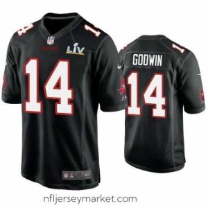 Luxurious Chris Godwin Buccaneers Black Super Bowl Lv Game Fashion Jersey