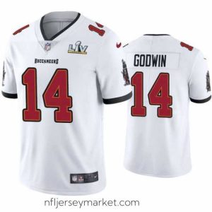 Alluring Chris Godwin Buccaneers White Super Bowl Lv Vapor Limited Jersey