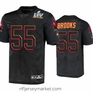 Gorgeous Derrick Brooks Tampa Bay Buccaneers Black Super Bowl Lv Jersey