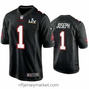 Gorgeous Greg Joseph Buccaneers Black Super Bowl Lv Game Fashion Jersey