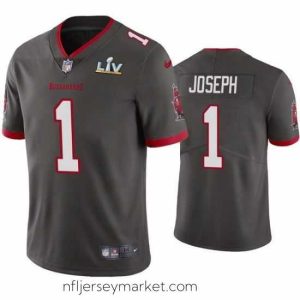 Alluring Greg Joseph Buccaneers Pewter Super Bowl Lv Vapor Limited Jersey