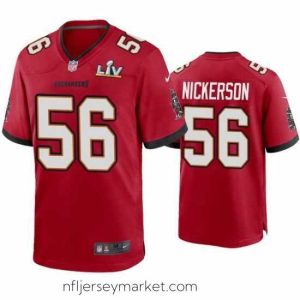 Luxurious Hardy Nickerson Buccaneers Red Super Bowl Lv Game Jersey