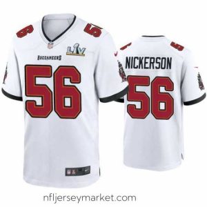 Alluring Hardy Nickerson Buccaneers White Super Bowl Lv Game Jersey
