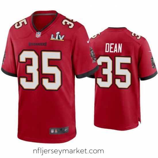 Luxurious Jamel Dean Buccaneers Red Super Bowl Lv Game Jersey