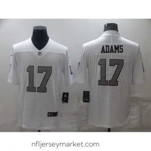 Top notch Las Vegas Raiders 17 Davante Adams White Color Rush Limited Stitched jersey