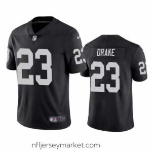 Magnificent Las Vegas Raiders 23 Kenyan Drake Black Vapor Limited Nike Jersey