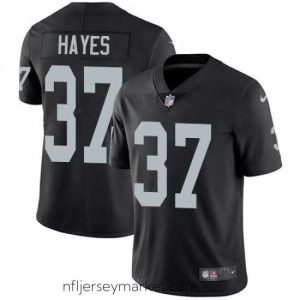 Luxurious Las Vegas Raiders 37 Lester Hayes Black Vapor Limited Stitched Jersey