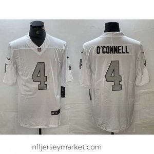Premium Las Vegas Raiders 4 Aidan O 27Connell White Vapor Untouchable Football Stitched Jersey