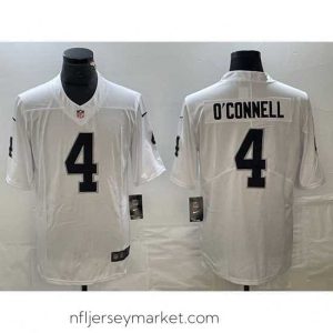 Magnificent Las Vegas Raiders 4 Aidan O 27Connell White Vapor Untouchable Stitched Football Jersey