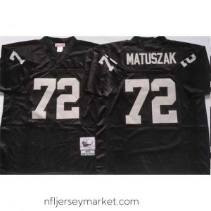 Luxurious Las Vegas Raiders 72 John Matuszak White Limited Stitched jersey