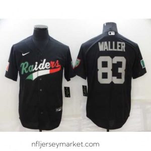 Magnificent Las Vegas Raiders 83 Darren Waller Black Mexico Stitched Jersey