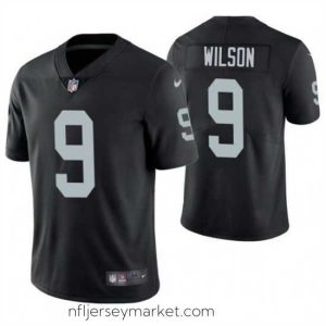 Magnificent Las Vegas Raiders 9 Tyree Wilson Black 2023 Draft Vapor Limited Stitched Football Jersey