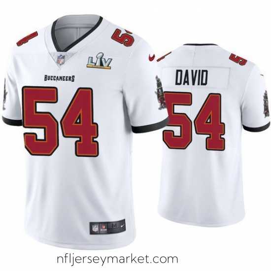 Luxurious Lavonte David Buccaneers White Super Bowl Lv Vapor Limited Jersey