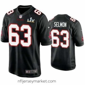 Gorgeous Lee Roy Selmon Buccaneers Black Super Bowl Lv Game Fashion Jersey