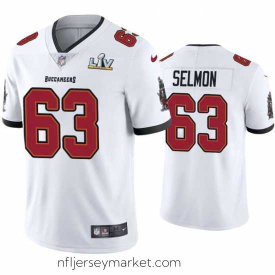 Luxurious Lee Roy Selmon Buccaneers White Super Bowl Lv Vapor Limited Jersey