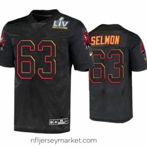 Stunning Lee Roy Selmon Tampa Bay Buccaneers Black Super Bowl Lv Jersey