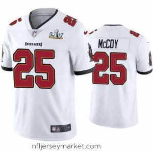 Magnificent Lesean Mccoy Buccaneers White Super Bowl Lv Vapor Limited Jersey