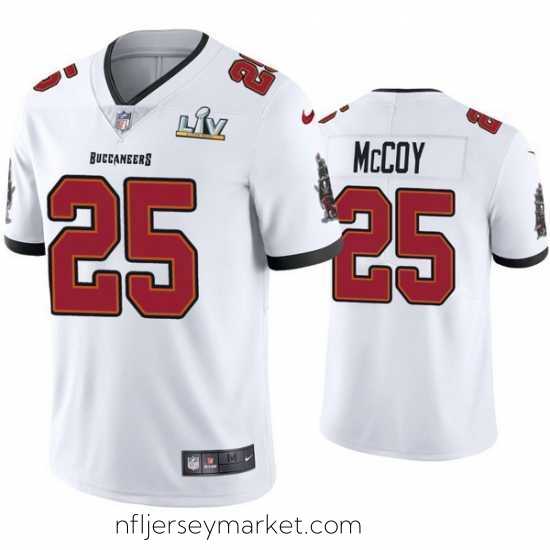 Magnificent Lesean Mccoy Buccaneers White Super Bowl Lv Vapor Limited Jersey