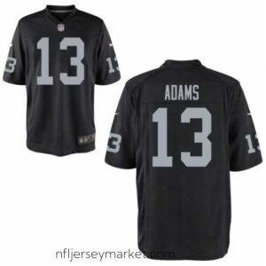 Luxurious Los Angeles 13 Devante Adams Black Vapor Limited Jersey