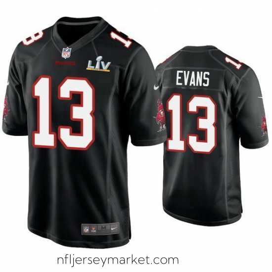 Irresistible Mike Evans Buccaneers Black Super Bowl Lv Game Fashion Jersey