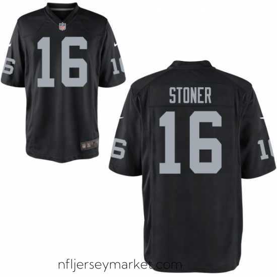 Premium Nike Las Vegas Raiders Dillon Stoner 16 Black Untouchable Vapor Limited Jersey