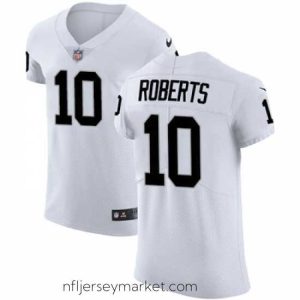 Luxurious Nike Raiders #10 Seth Roberts White Stitched NFL Vapor Untouchable Elite Jersey