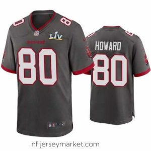 Irresistible O.J. Howard Buccaneers Pewter Super Bowl Lv Game Jersey