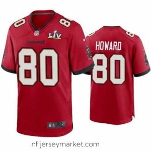 Premium O.J. Howard Buccaneers Red Super Bowl Lv Game Jersey