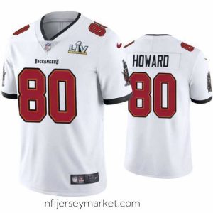 Premium O.J. Howard Buccaneers White Super Bowl Lv Vapor Limited Jersey
