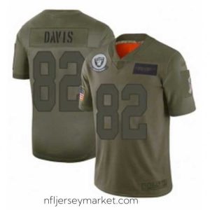 Magnificent Oakland Raiders 82 Al Davis Limited Camo 2019 Salute to Service Football Jersey