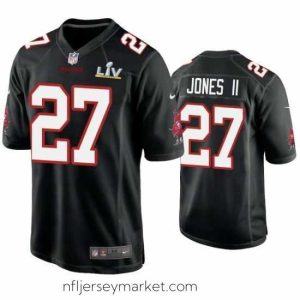 Magnificent Ronald Jones Ii Buccaneers Black Super Bowl Lv Game Fashion Jersey