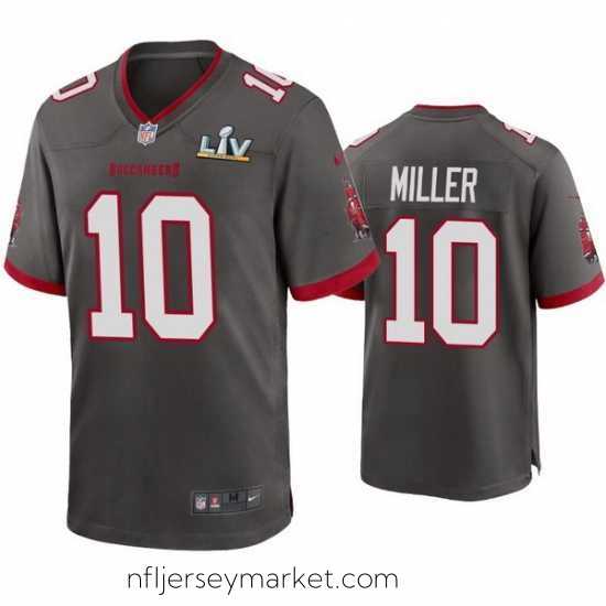 Exquisite Scotty Miller Buccaneers Pewter Super Bowl Lv Game Jersey