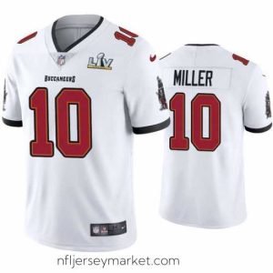 Top notch Scotty Miller Buccaneers White Super Bowl Lv Vapor Limited Jersey