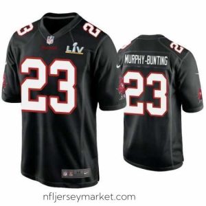 Alluring Sean Murphy Bunting Buccaneers Black Super Bowl Lv Game Fashion Jersey