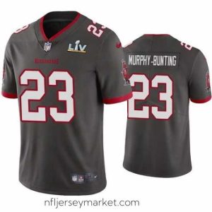 Irresistible Sean Murphy Bunting Buccaneers Pewter Super Bowl Lv Vapor Limited Jersey