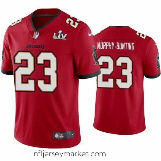Magnificent Sean Murphy Bunting Buccaneers Red Super Bowl Lv Vapor Limited Jersey
