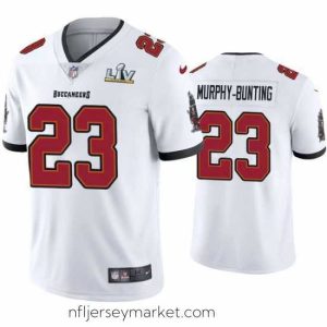 Irresistible Sean Murphy Bunting Buccaneers White Super Bowl Lv Vapor Limited Jersey