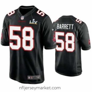 Irresistible Shaquil Barrett Buccaneers Black Super Bowl Lv Game Fashion Jersey